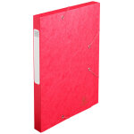 Exacompta bote de classement a4 cartobox - carte lustre 5 / 10e - dos 2, 5 cm - rouge - lot de 25