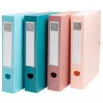 Exacompta boîte de classement a4 skandi - polypro recyclé - dos 6 cm - assorties Exacompta boîte de classement a4 skandi - polypro recyclé - dos 6 cm - assorties