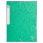 Exacompta boite de classement cartobox dos 25mm carte lustr�e - a4 - vert