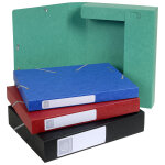 Exacompta boite de classement cartobox dos 40mm carte lustre - a4 - couleurs assorties