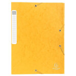 Exacompta boite de classement cartobox dos 40mm carte lustr�e - a4 - jaune