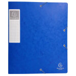 Exacompta boite de classement cartobox dos 60mm carte lustr�e - a4 - bleu