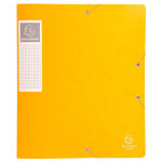 Exacompta boite de classement cartobox dos 60mm carte lustr�e - a4 - jaune