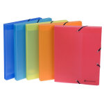 Exacompta boite de classement dos 25mm polypropylène 8 / 10e lincolor - a4 - couleurs assorties Exacompta boite de classement dos 25mm polypropylène 8 / 10e lincolor - a4 - couleurs assorties
