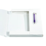 Exacompta boite de classement dos 25mm polypropyl�ne opaque 7 / 10e krea cover - a4 - blanc