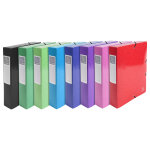 Exacompta boite de classement dos 60mm iderama - a4 - couleurs assorties Exacompta boite de classement dos 60mm iderama - a4 - couleurs assorties