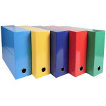 Exacompta bote de classement iderama dos 9 cm 800 feuilles a4 - coloris assortis - lot de 5