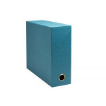 Exacompta bote de classement officebyme en carton - dos 9 cm - bleu