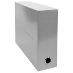 Exacompta boite transfert dos 90mm iderama - gris