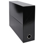 Exacompta boite transfert dos 90mm iderama - noir Exacompta boite transfert dos 90mm iderama - noir