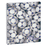 Exacompta cahier de textes sports foot 17 x 22 cm - visuels assortis