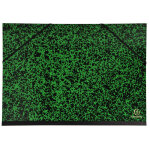 Exacompta carton � dessin annonay avec �lastiques 32x45 cm - pour format a3 - vert