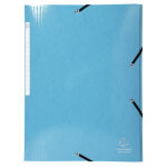 Exacompta chemise  3 rabats et  lastiques a4 iderama, 300 feuilles, 240 x 320 mm, carte avec polypropylne, ...