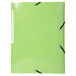Exacompta chemise  3 rabats et  lastiques a4 iderama, 300 feuilles, 240 x 320 mm, carte avec polypropylne, ...