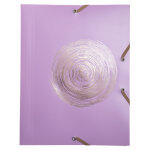 Exacompta chemise  lastiques 3 rabats polypropylne recycl ellipse - a4 - couleurs assorties