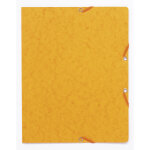 Exacompta chemise à élastique sans rabat carte lustrée 350gm2 - a4 - jaune Exacompta chemise à élastique sans rabat carte lustrée 350gm2 - a4 - jaune