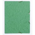 Exacompta chemise à élastique sans rabat carte lustrée 350gm2 - a4 - vert Exacompta chemise à élastique sans rabat carte lustrée 350gm2 - a4 - vert
