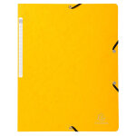 Exacompta chemise à élastique sans rabat carte lustrée 355gm2 - a4 - jaune Exacompta chemise à élastique sans rabat carte lustrée 355gm2 - a4 - jaune