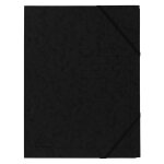 Exacompta chemise à élastique sans rabats carte lustrée 355gm2 - a4 - noir Exacompta chemise à élastique sans rabats carte lustrée 355gm2 - a4 - noir