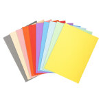 Exacompta chemise forever a4 170 g / m2 - 100 % recycl� - 34 x 32 cm - paquet de 100 en 10 couleurs assorties ...
