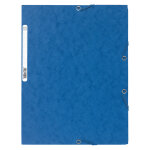 Exacompta chemise nature future® à 3 rabats et à élastiques a4 250 feuilles 240 x 320 mm en carte bleue ... Exacompta chemise nature future® à 3 rabats et à élastiques a4 250 feuilles 240 x 320 mm en carte bleue ...