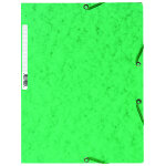 Exacompta chemise nature future� � 3�rabats et � �lastiques a4 250�feuilles 240�x�320�mm en carte vert ...