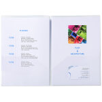 Exacompta chemise de prsentation double poche pour document a4 / a3 - polypropylne transparent - cristal ...