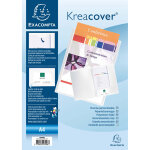 Exacompta chemise de prsentation kreacovera4 100feuilles polypropylne souple blanc
