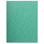 Exacompta chemise simple sans élastique avec 3 rabats carte lustrée 400gm2 - a4 - vert Exacompta chemise simple sans élastique avec 3 rabats carte lustrée 400gm2 - a4 - vert