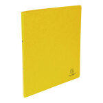Exacompta classeur 2 anneaux 15mm carte lustr�e - a4 - jaune