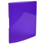 Exacompta classeur 2 anneaux 15mm iderama pp polypropyl�ne 5 / 10e - a4 - violet