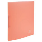 Exacompta classeur 2 anneaux 15mm polypropyl�ne chromaline pastel - corail
