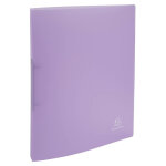 Exacompta classeur 2 anneaux 15mm polypropyl�ne chromaline pastel - mauve