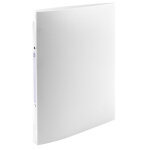 Exacompta classeur 2 anneaux 15mm polypropylne opak - a4 - blanc