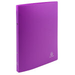 Exacompta classeur 2 anneaux 15mm polypropyl�ne opak - a4 - violet