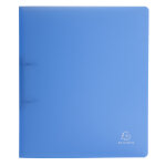 Exacompta classeur 2 anneaux 30 mm polypropyl�ne chromaline - a4 maxi - bleu