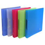 Exacompta classeur 2 anneaux 30 mm polypropyl�ne chromaline - a4 maxi - couleurs assorties