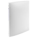 Exacompta classeur 4 anneaux 15mm polypropylne opak - a4 - blanc