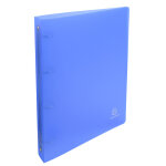 Exacompta classeur 4 anneaux 30 mm polypropyl�ne chromaline - a4 maxi - bleu
