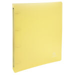 Exacompta classeur 4 anneaux 30 mm polypropyl�ne chromaline pastel - a4 maxi - jaune