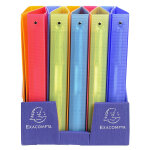 Exacompta classeur 4 anneaux 30mm polypropylène 12 / 10e linicolor - a4 maxi - couleurs assorties Exacompta classeur 4 anneaux 30mm polypropylène 12 / 10e linicolor - a4 maxi - couleurs assorties