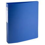 Exacompta classeur 4 anneaux 30mm polypropyl�ne recycl� beeblue - a4 maxi - bleu marine