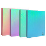 Exacompta classeur 4 anneaux 30mm pp candy tidy - couleurs assorties