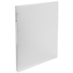 Exacompta classeur 4 anneaux translucide a4 polypropylne dos 2 cm - capacit 100 feuilles - incolore ...