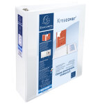 Exacompta classeur  anneaux personnalisable 3 faces plastifi kreacover 4anneaux end 60mm - a4 maxi ...