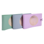 Exacompta classeur pour fiches bristol 2 anneaux 30mm pp recyclé ellipse - couleurs assorties Exacompta classeur pour fiches bristol 2 anneaux 30mm pp recyclé ellipse - couleurs assorties