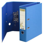 Exacompta classeur  levier a4 forever - carton 100% recycl et recyclable - dos 8 cm - bleu