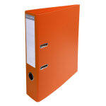 Exacompta classeur  levier a4 prem'touch - carton robuste 28 / 10e - dos 7 cm - orange