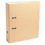 Exacompta classeur  levier a4 prem'touch officebyme en carton - dos 8 cm - beige