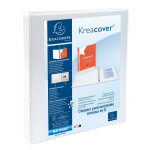 Exacompta classeur personnalisable rigide 2 poches kreacover - 4 anneaux en d 16mm - a4 maxi - blanc Exacompta classeur personnalisable rigide 2 poches kreacover - 4 anneaux en d 16mm - a4 maxi - blanc